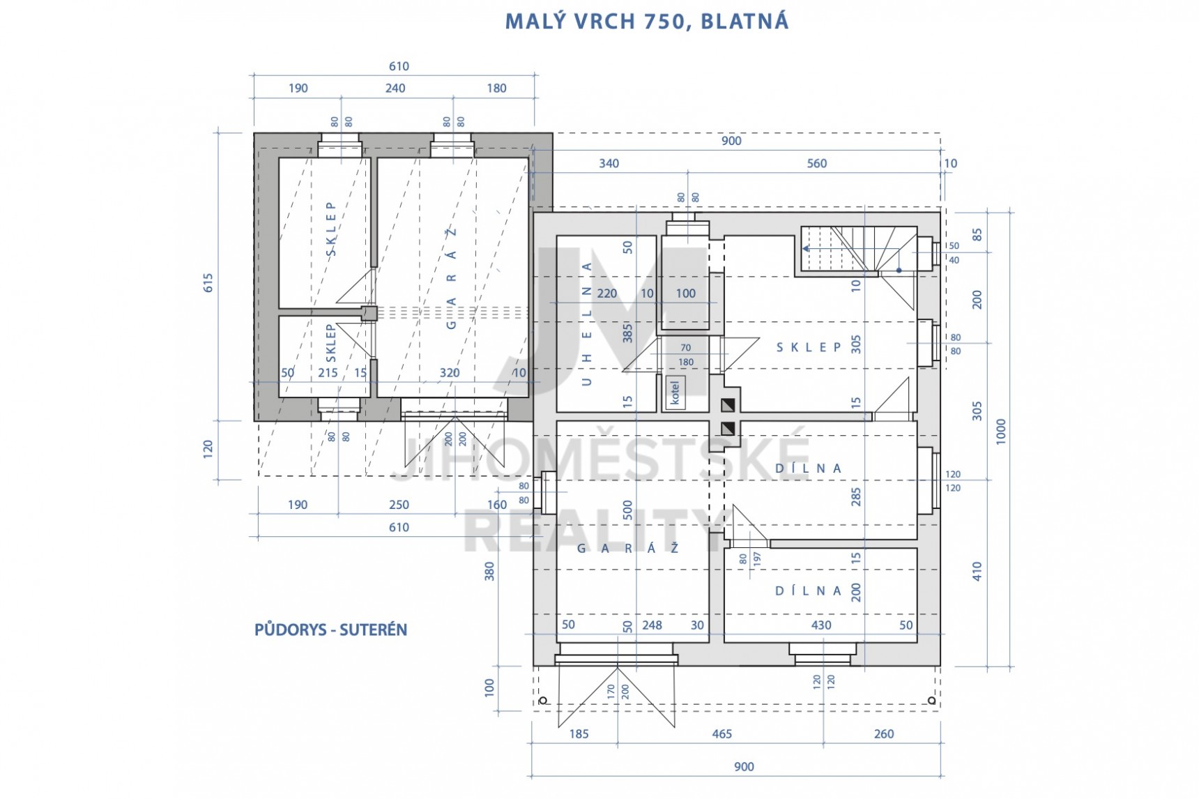 PRODEJ RODINNÉHO DOMU S BALKONEM, TERASOU A GARÁŽÍ, Malý vrch, Blatná - Blatná
